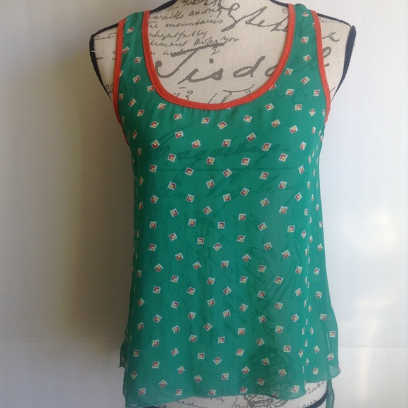 mine Tops - 😻 Mine Shear patterned Tank Top